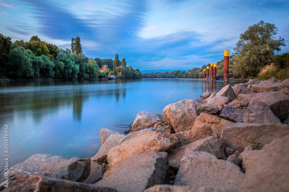 Fototapeta premium Donau / Straubing / Niederbayern
