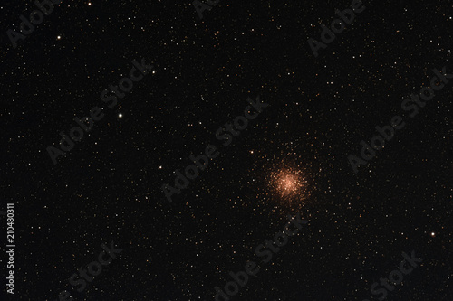 The Messier 22 globular cluster in the constellation Sagittarius as seen from Wachenheim in Germany.