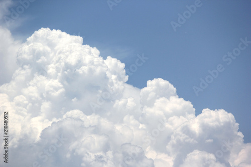 beautiful cloud on blue sky