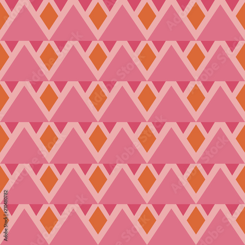 Seamless abstract background with rhombuses. Infinity geometric pattern. Vector illustration. Seamless geometric pattern.