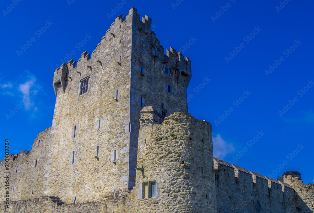 Ross Castle on a beautiful day - Killarney National Park
