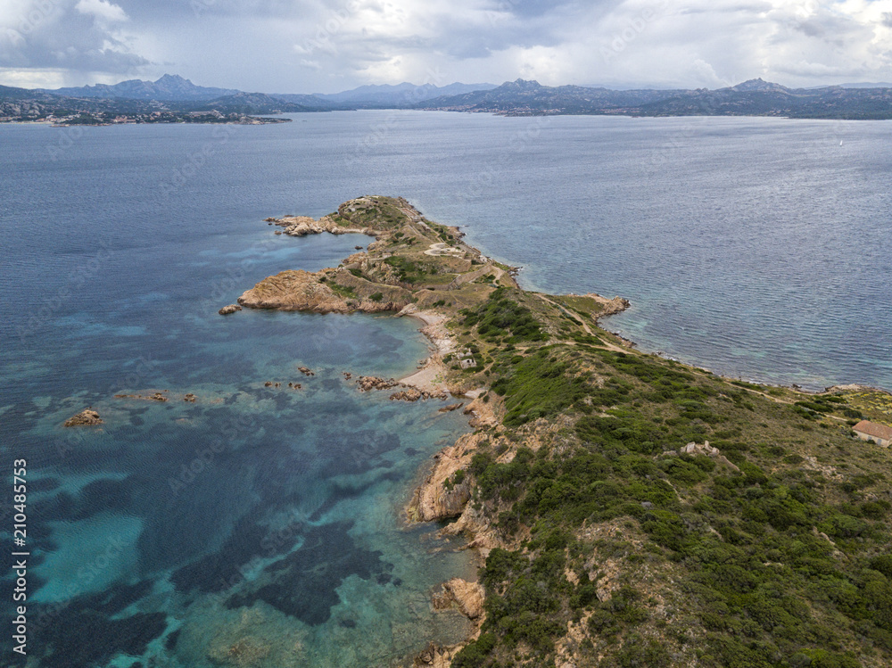 Aerial Perspective over La Maddalena