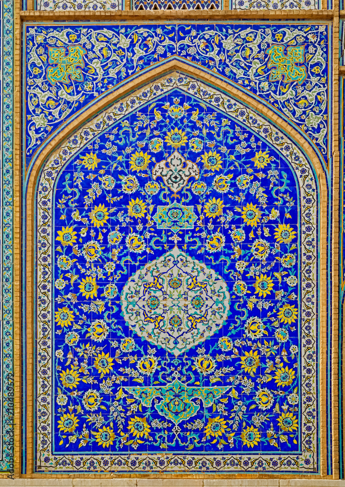 Isfahan mosque tiles