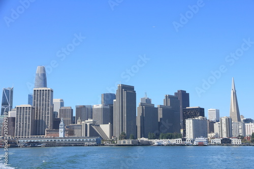 Morning view of the Financial District in San Francisco © marcuspon