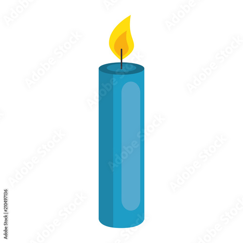 candle year isolated icon vector illustration design