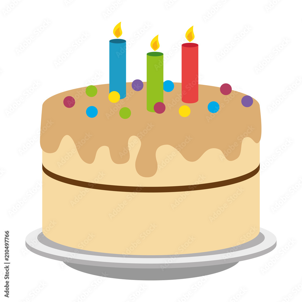 sweet and delicious cake vector illustration design sweet and delicious cake vector illustration design