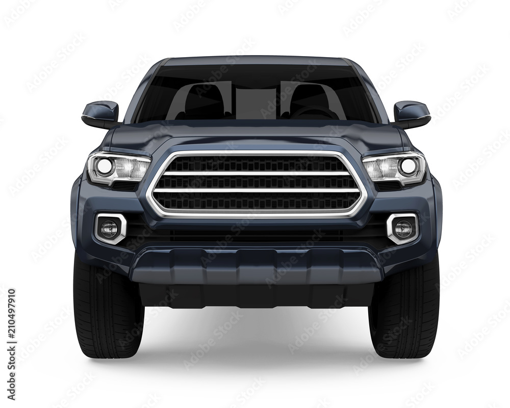 Naklejka premium Pickup Truck Isolated