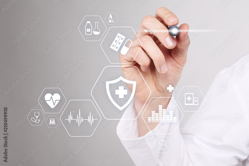 Medical concept. Health protection. Modern technology in medicine. Medical concept. Health protection. Modern technology in medicine.