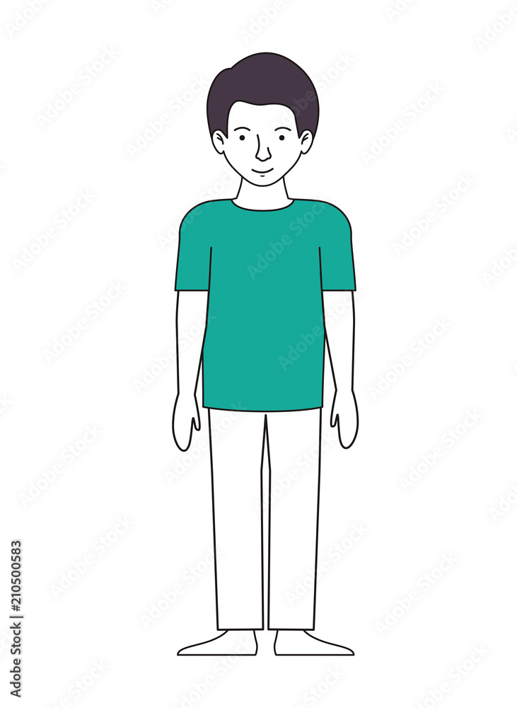 young man avatar character vector illustration design young man avatar character vector illustration design
