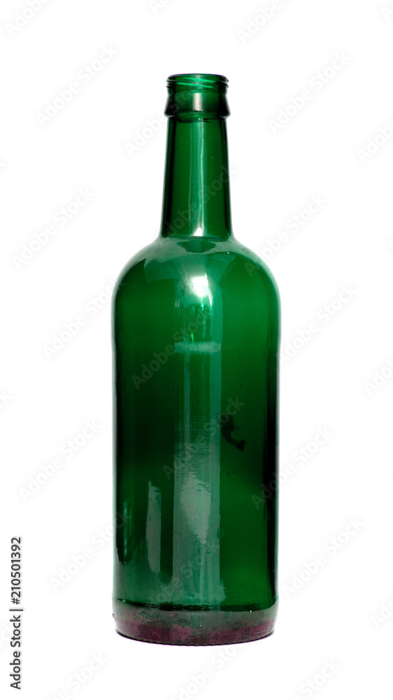 glass bottle on white background isolated glass bottle on white background isolated
