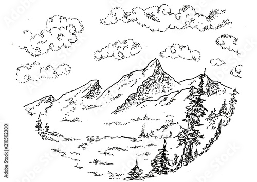 Sketch 09 - Mountain View