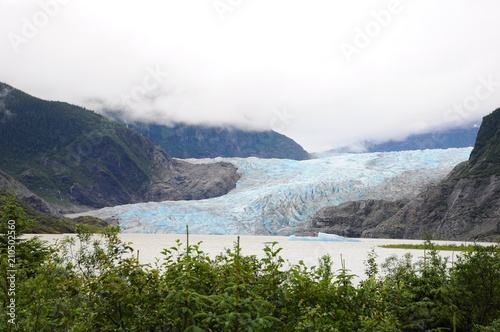 Tongass Mendenhall Glacier in Juneau, Alaska, United States