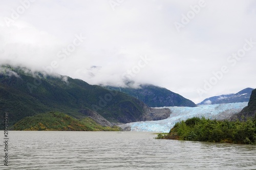 Tongass Mendenhall Glacier in Juneau, Alaska, United States