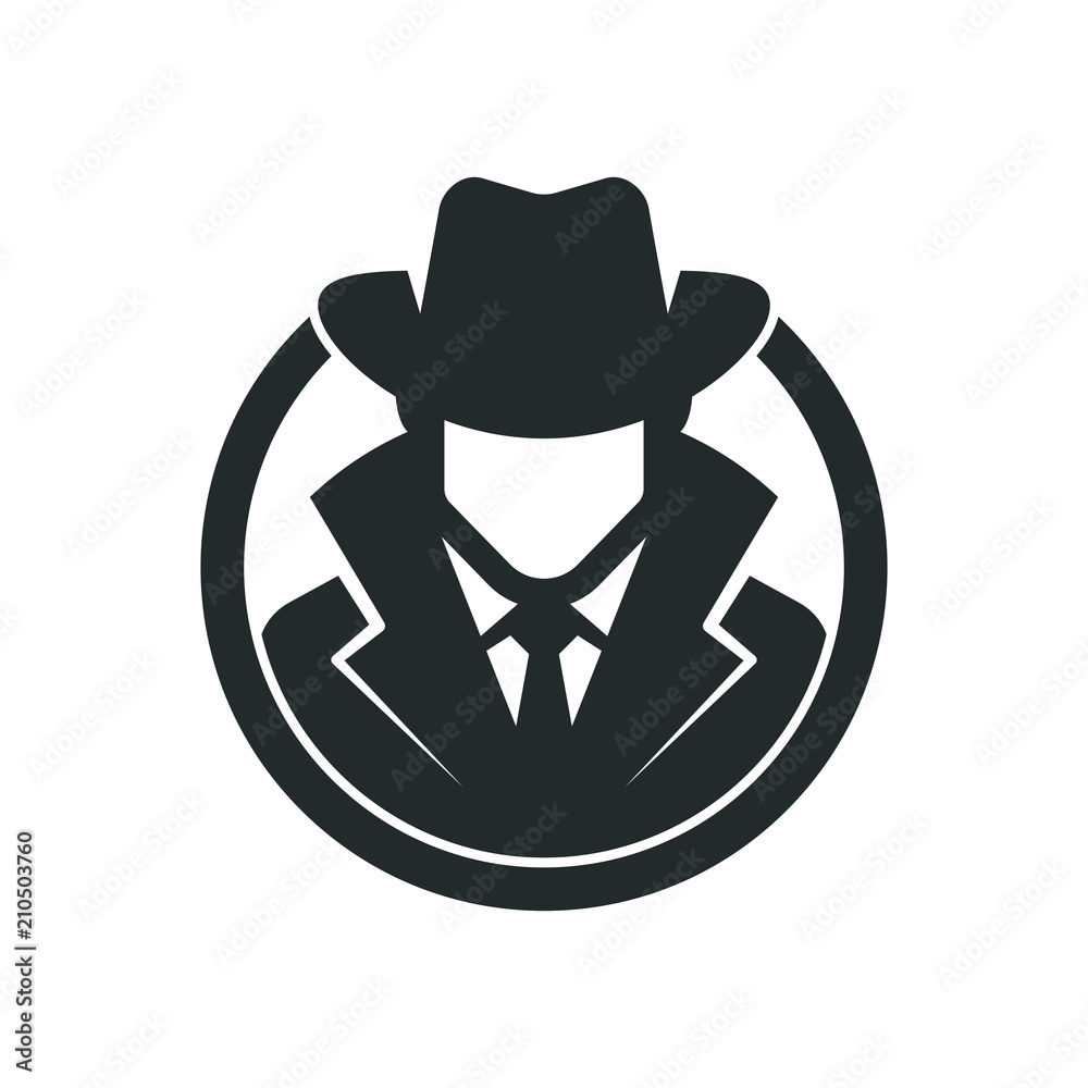 Vektorová grafika „Spy agent. Detective logo“ ze služby Stock | Adobe Stock