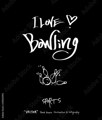 스포츠 포스터 / 손으로 그린 스포츠 그림