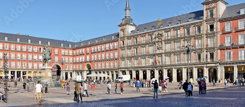  Plaza Mayor in Madrid, Spain #210506174