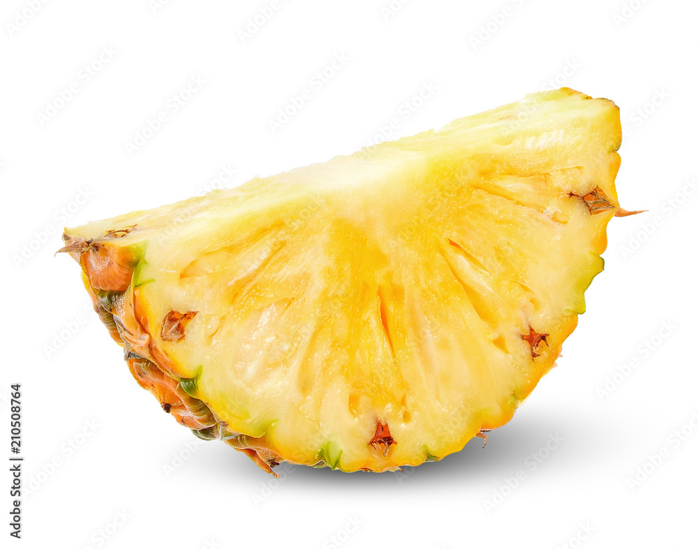 slice pineapple isolated on white clipping path slice pineapple isolated on white clipping path
