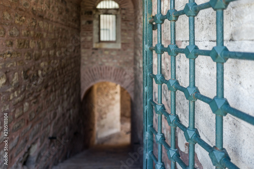Gate at the Fatih Mosque in Istanbul, Turkey. photo