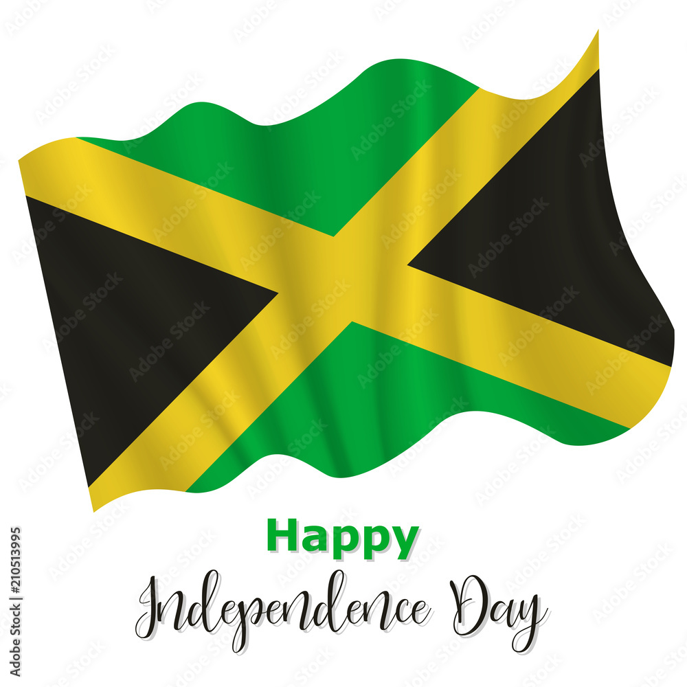 6 August, Jamaica Independence Day background