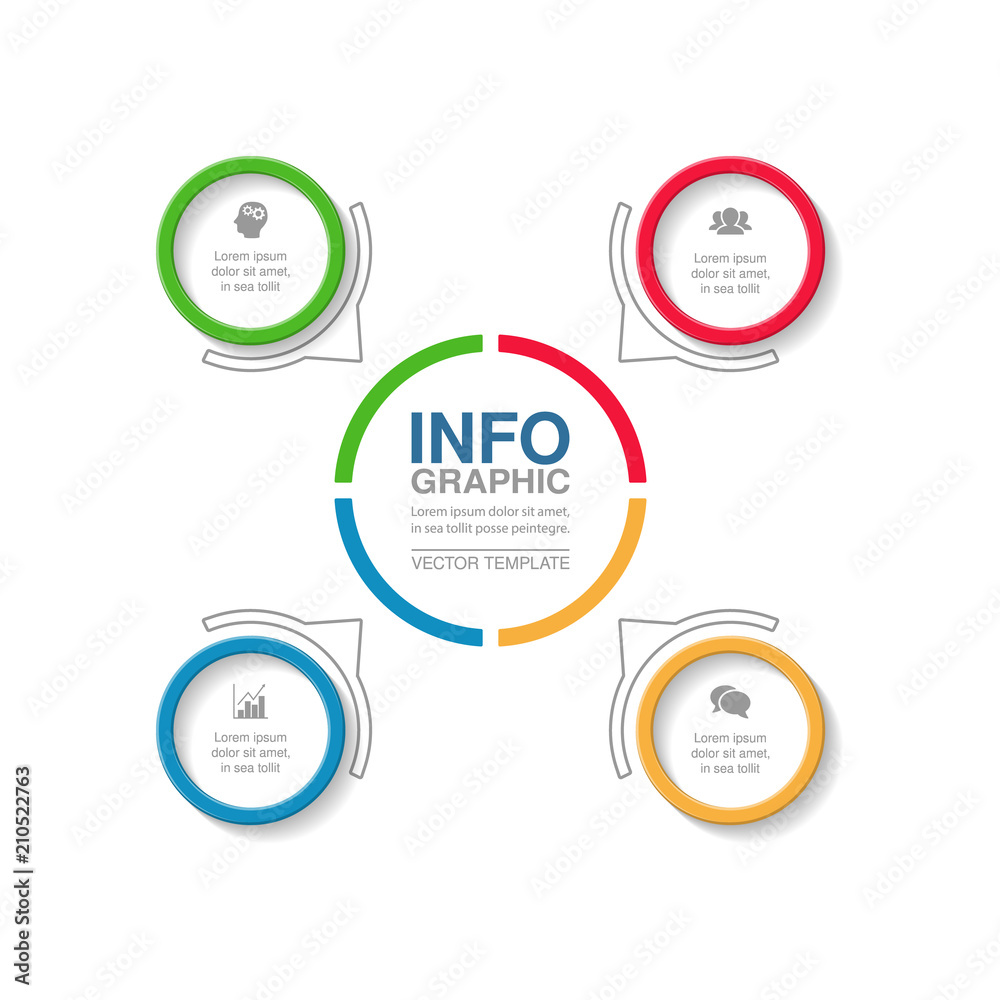 Vector infographic template for diagram, graph, presentation, chart, business concept with 6 options. Vector infographic template for diagram, graph, presentation, chart, business concept with 6 options.
