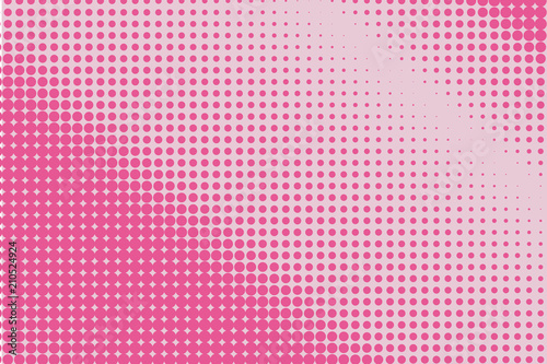 Pink dot lines. Halftone background. Futuristic panel. The backdrop to create a modern backgrounds, banners Pop art style