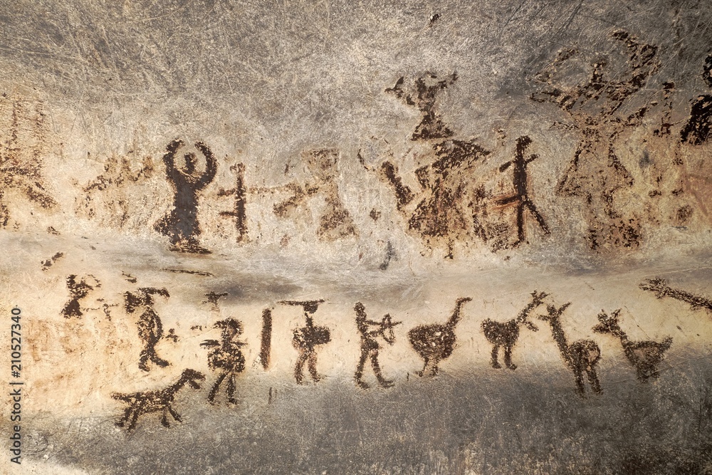 Prehistoric Paintings Of Magura Cave, Bulgaria