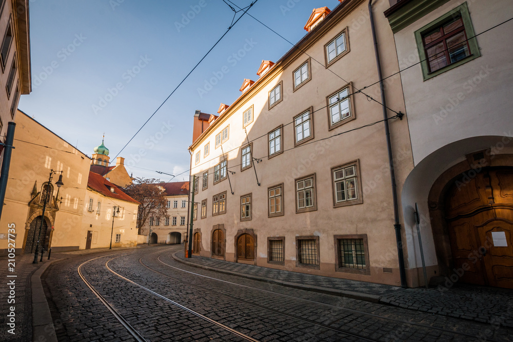 The streets of Prague. Prague, Czech Republic. 2014-01-05