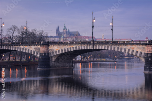 The streets of Prague. Prague, Czech Republic. 2014-01-05