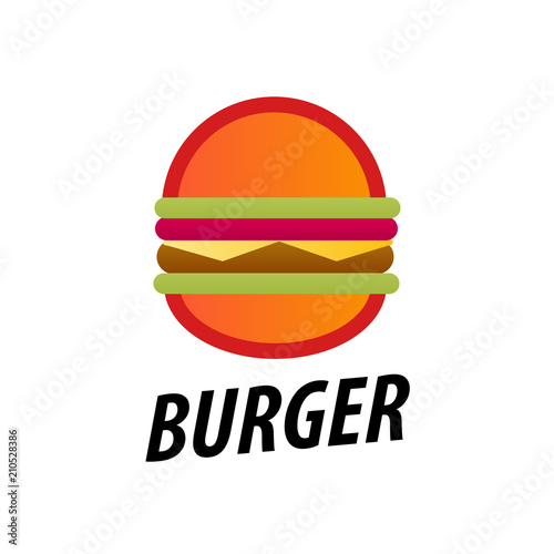 Tasty Burger Icon on white ...