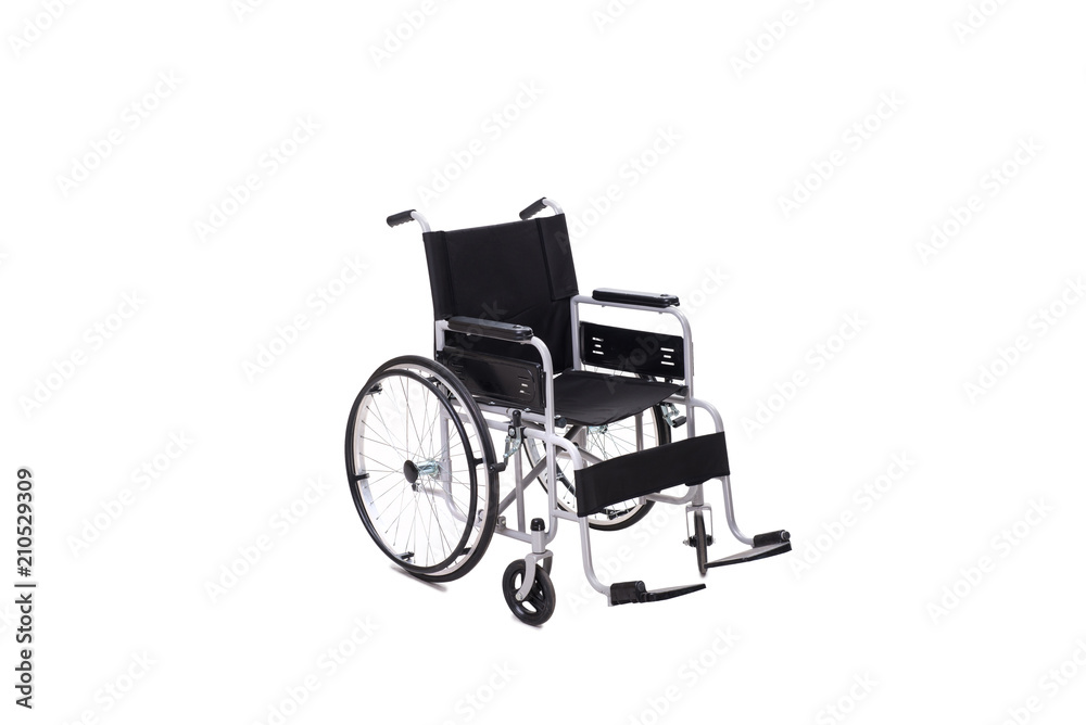 Fototapeta premium Wheelchair isolated on white background