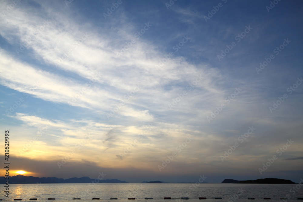 Fototapeta premium A small seaside town Turgutreis