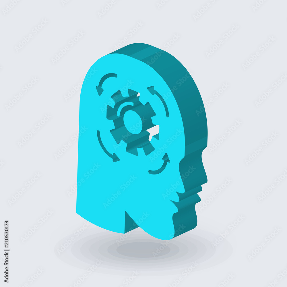 Cogwheel icon vector sign and symbol isolated on white background, Cogwheel logo concept , isometric 3D icon Cogwheel icon vector sign and symbol isolated on white background, Cogwheel logo concept , isometric 3D icon