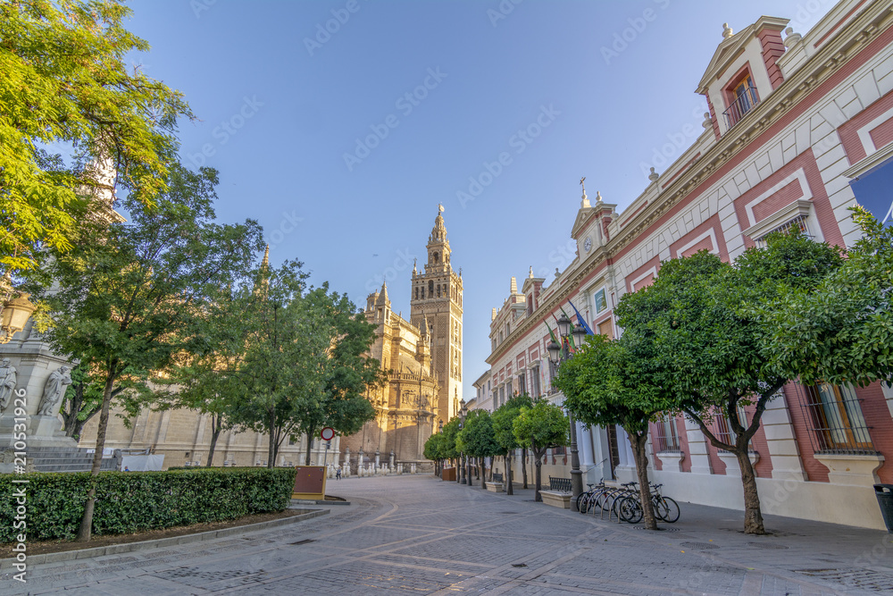 La Giralda, Catedral de Sevilla en Andalucia, España
