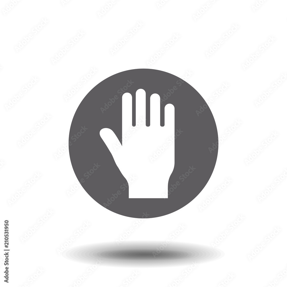 hand icon vector, solid logo, pictogram isolated on white, pixel perfect symbol illustration