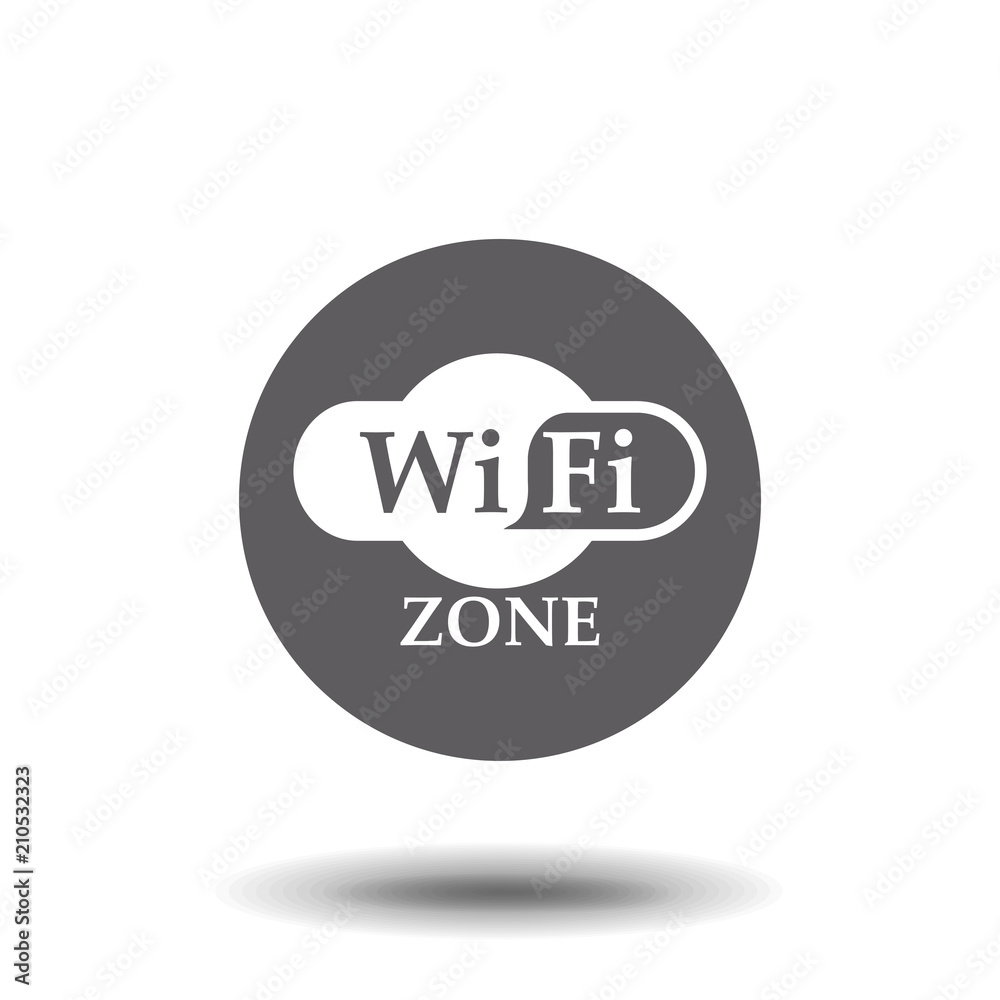 Wi-Fi flat icon vector Wi-Fi flat icon vector