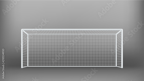 football gates on grey