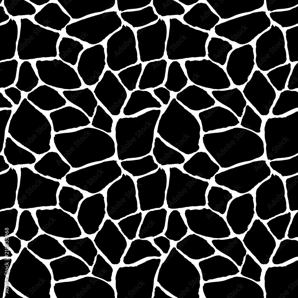Abstract geometric black and white seamless pattern Abstract geometric black and white seamless pattern