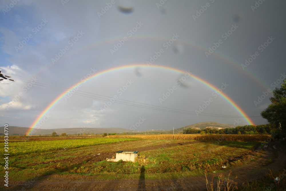 Naklejka premium A small seaside town Turgutreis