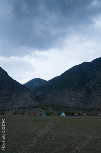 chylyshman river, altay mountains