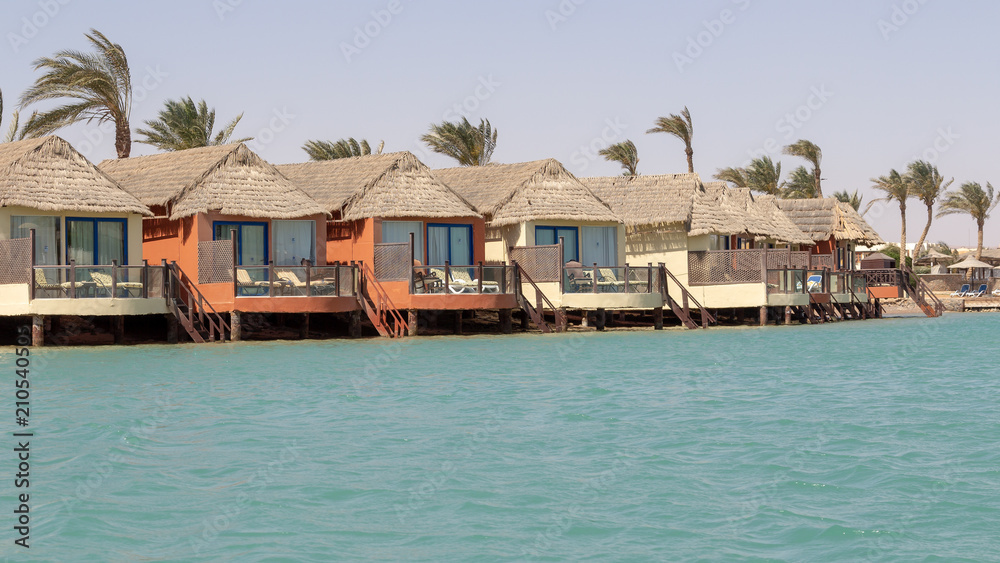 Bungalows auf Stelzen