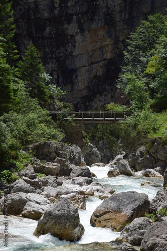 Cimolais - Ponte sul torrente Cimoliana nel Parco delle Dolomiti Friulane photo