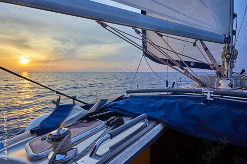 yacht and sea