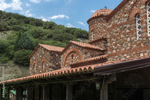 Medieval Vodoca Monastery Saint Leontius near town of Strumica  Republic of Macedonia  