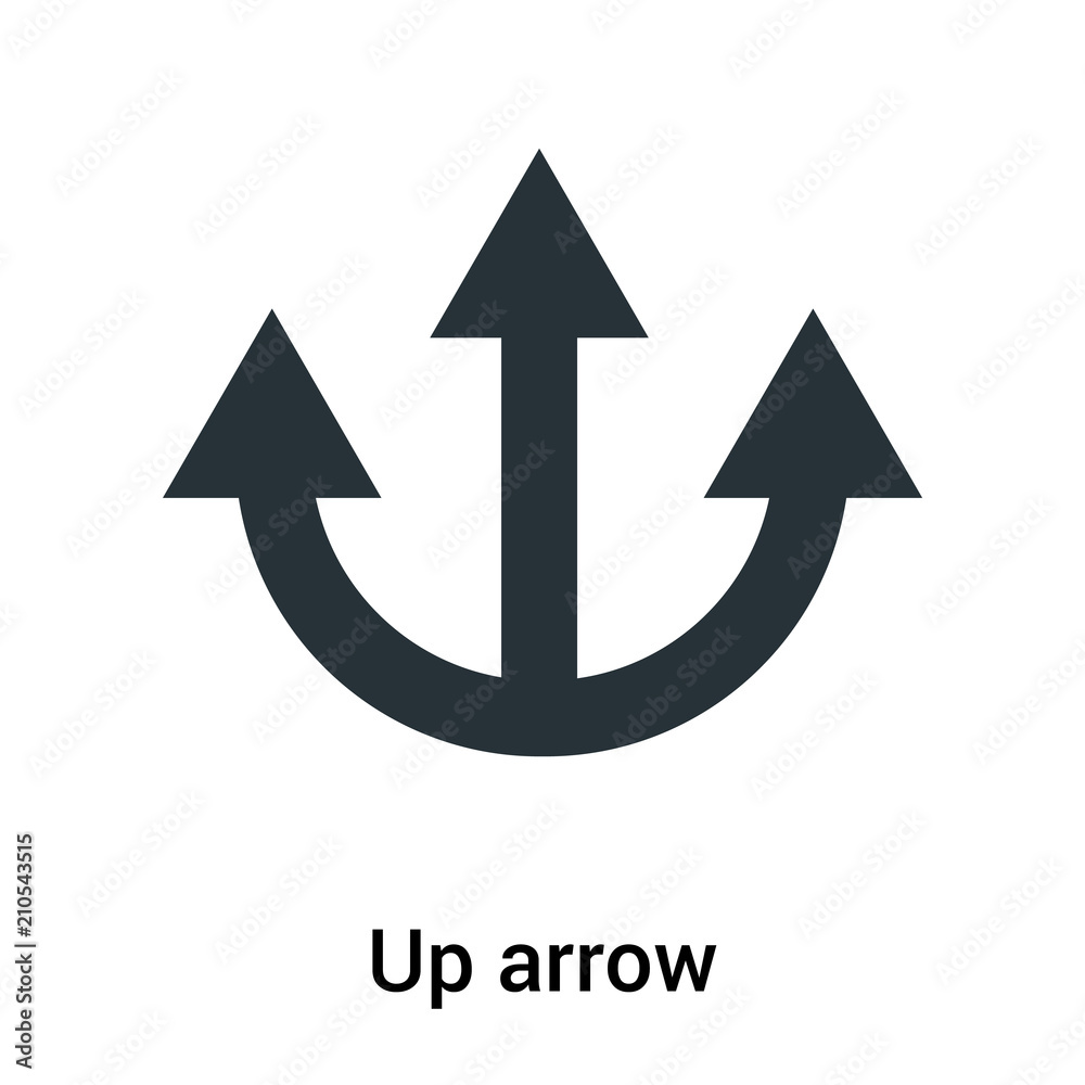 Up arrow icon vector sign and symbol isolated on white background, Up arrow logo concept Up arrow icon vector sign and symbol isolated on white background, Up arrow logo concept