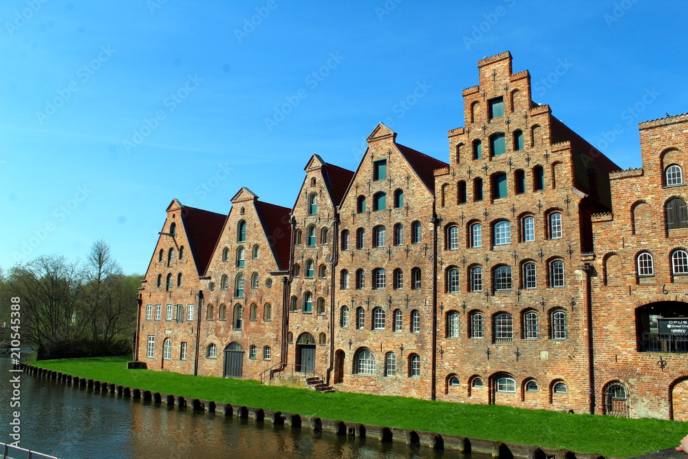 Storage houses in Lübeck, Germany
