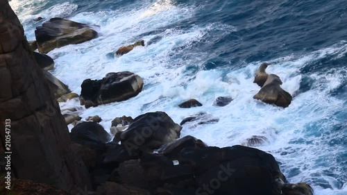 seaside cliff