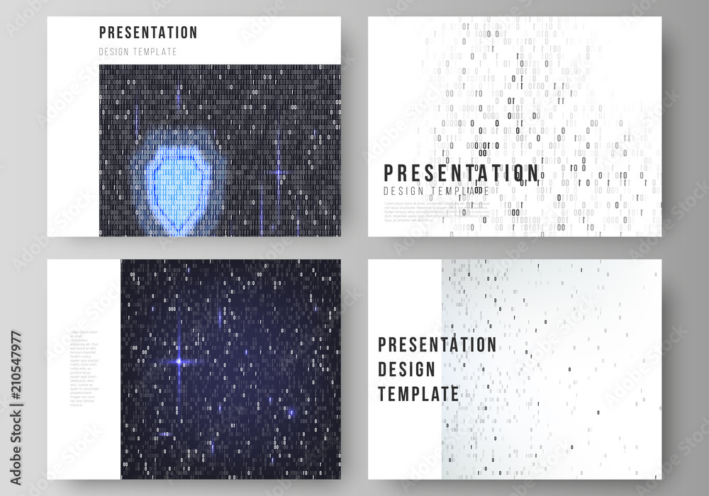 Vetor de The minimalistic abstract vector layout of the presentation ...