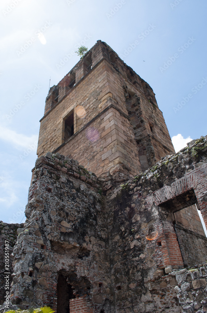 panama ruins tower