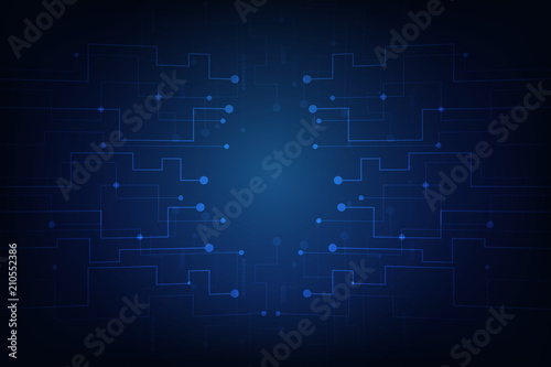 Abstract technology concept background, vector illustrator