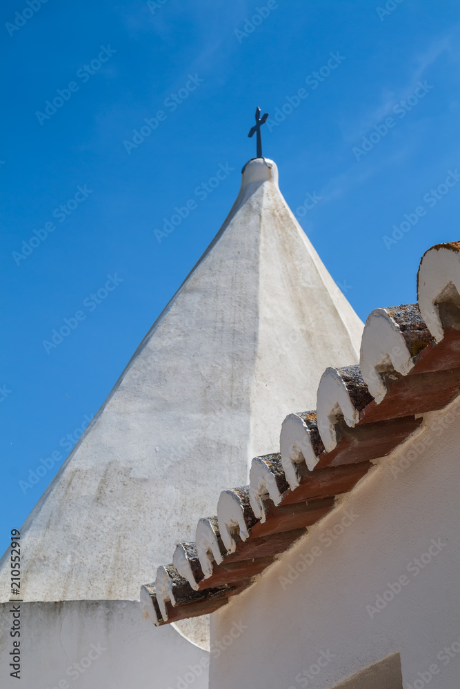 Church at the coast in Algarve, Portugal